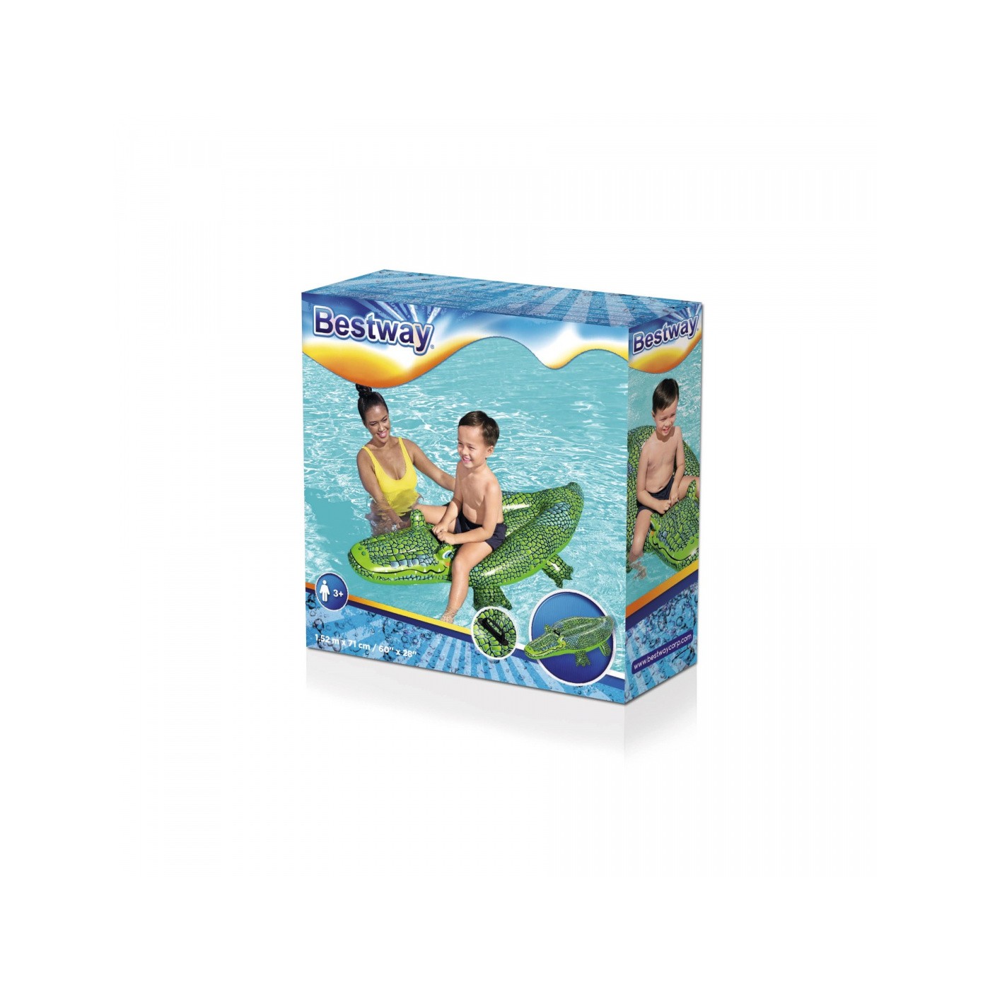 Matrac Krokodíl 152x71cm BESTWAY
