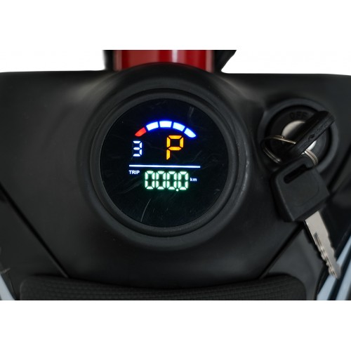 Elektrické motorové vozidlo POWER TRAIL Red