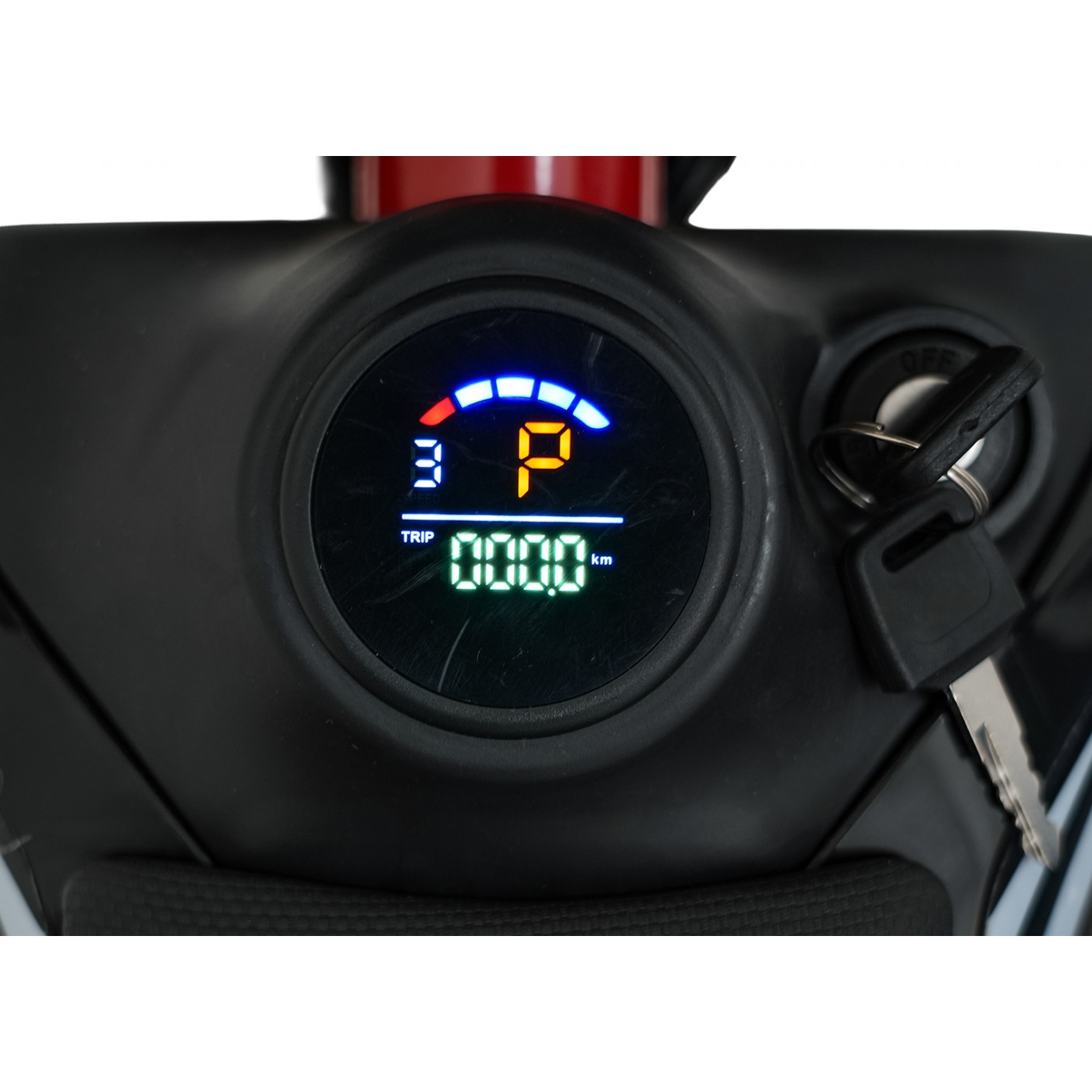Elektrické motorové vozidlo POWER TRAIL Red