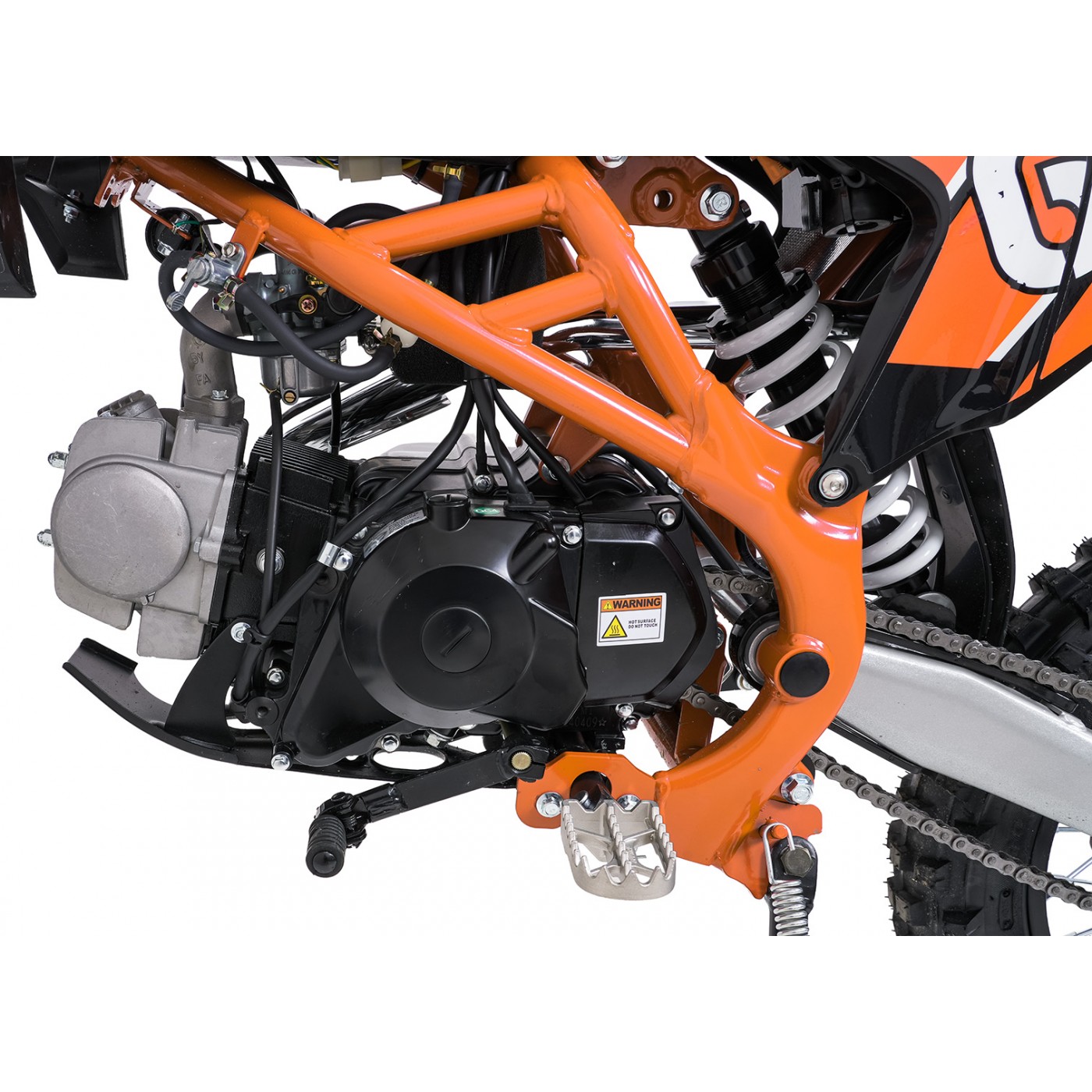 Spaľovací motor vozidla ULTRA 66 125cc oranžový