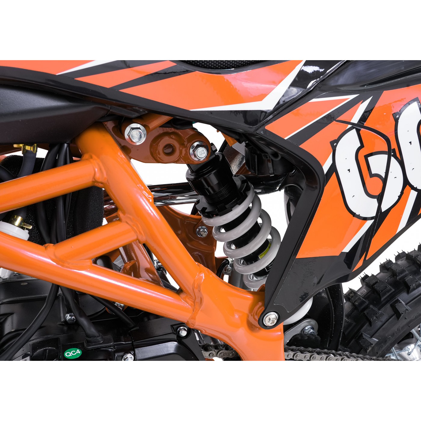 Spaľovací motor vozidla ULTRA 66 125cc oranžový