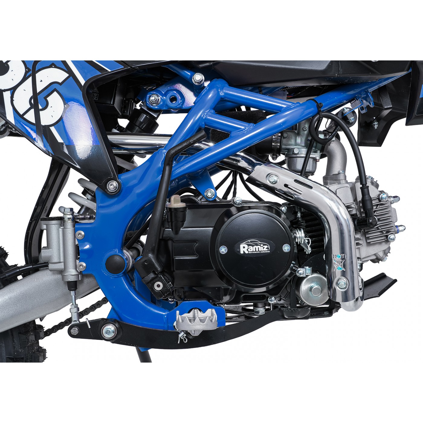 Spaľovací motor vozidla ULTRA 66 125cc modrý