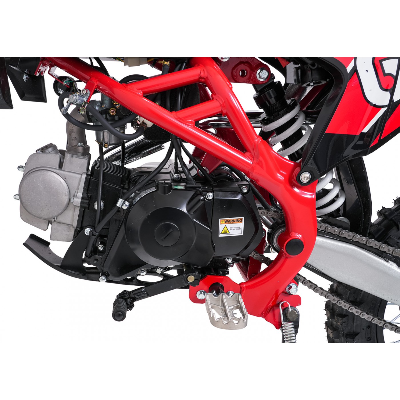 Spaľovací motor vozidla ULTRA 66 125cc červený