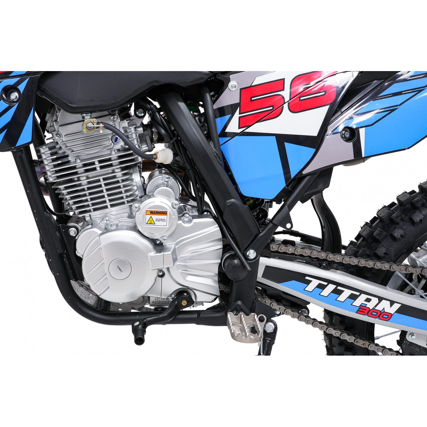 Vozidlo TITAN 300cc s modrým spaľovacím motorom