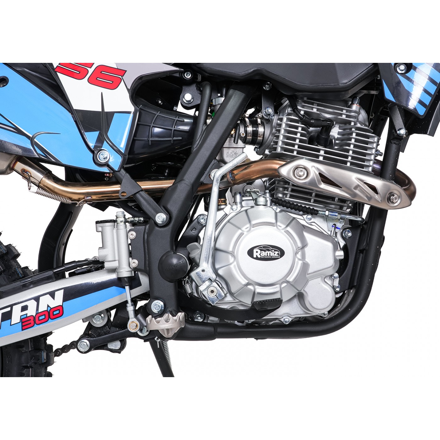 Vozidlo TITAN 300cc s modrým spaľovacím motorom