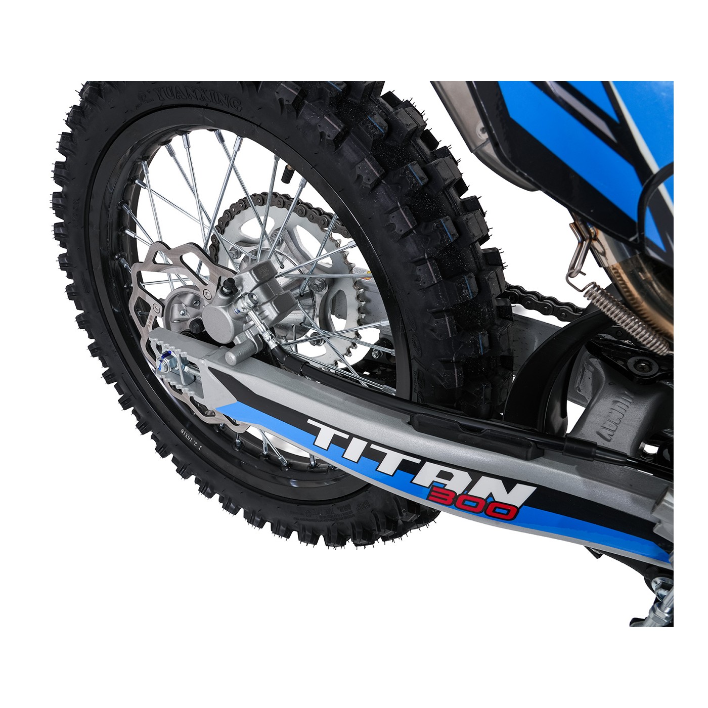 Vozidlo TITAN 300cc s modrým spaľovacím motorom