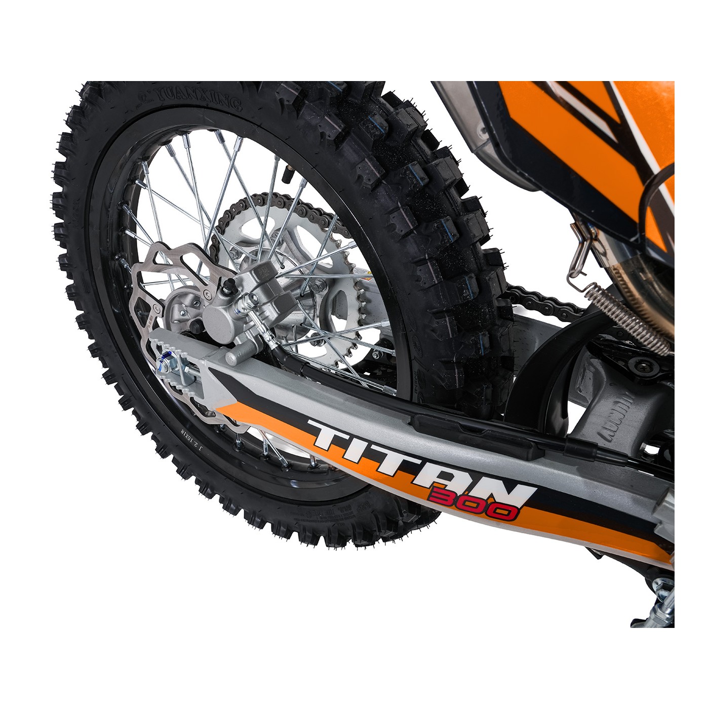 Vozidlo s oranžovým spaľovacím motorom TITAN 300cc