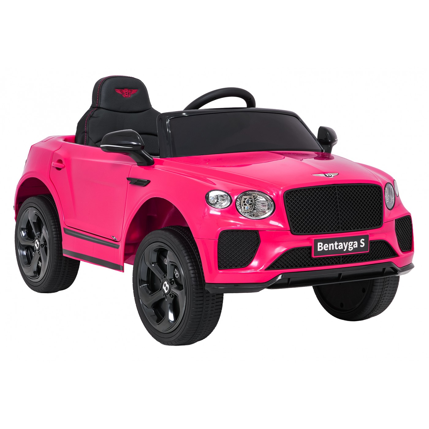 Ružové vozidlo Bentley Bentayga S