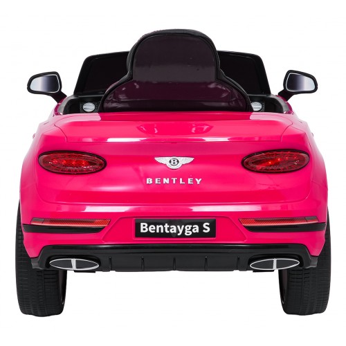 Ružové vozidlo Bentley Bentayga S