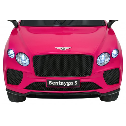 Ružové vozidlo Bentley Bentayga S