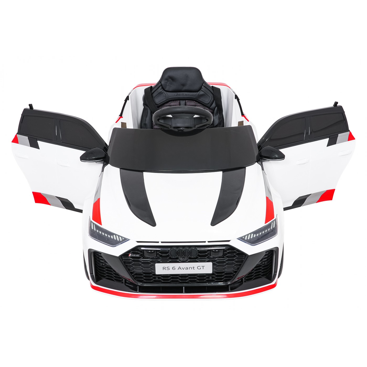 Vozidlo Audi RS6 Avant GT bielej farby