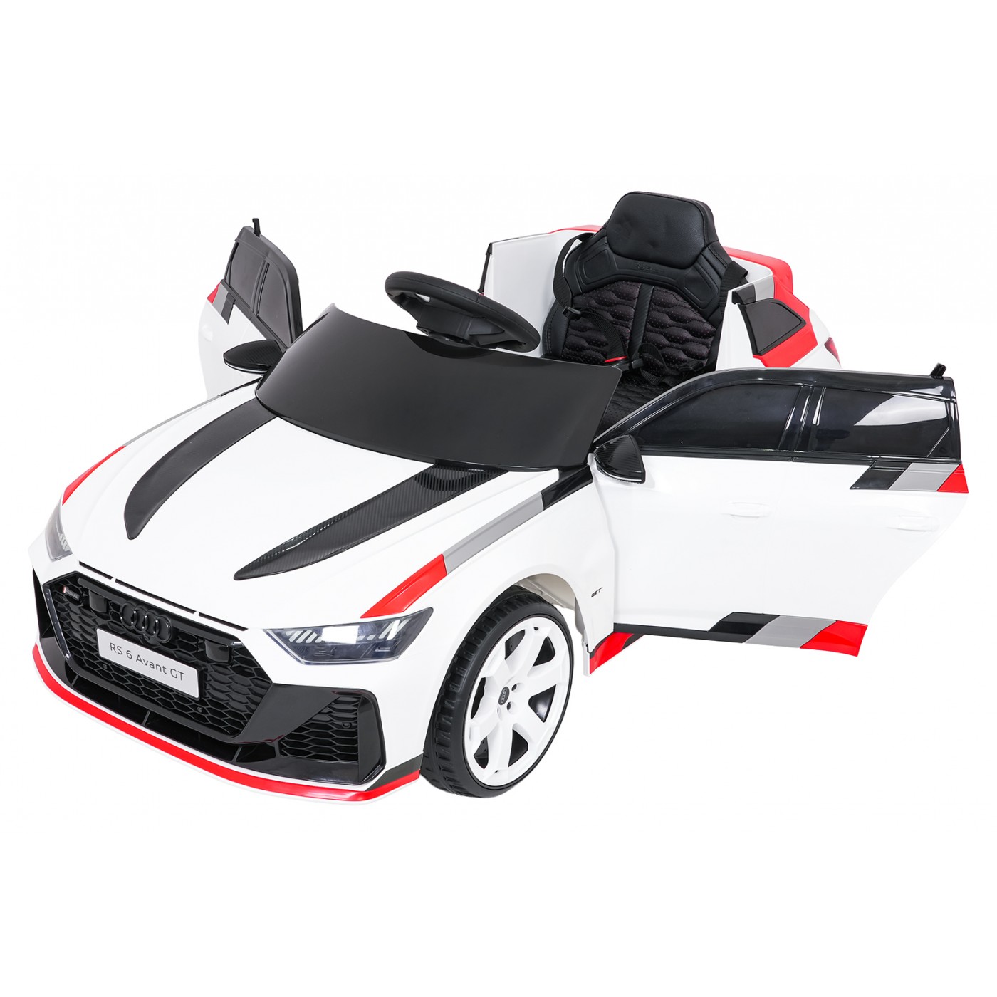 Vozidlo Audi RS6 Avant GT bielej farby