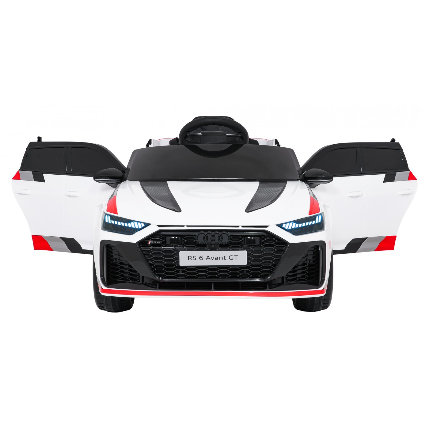 Vozidlo Audi RS6 Avant GT bielej farby