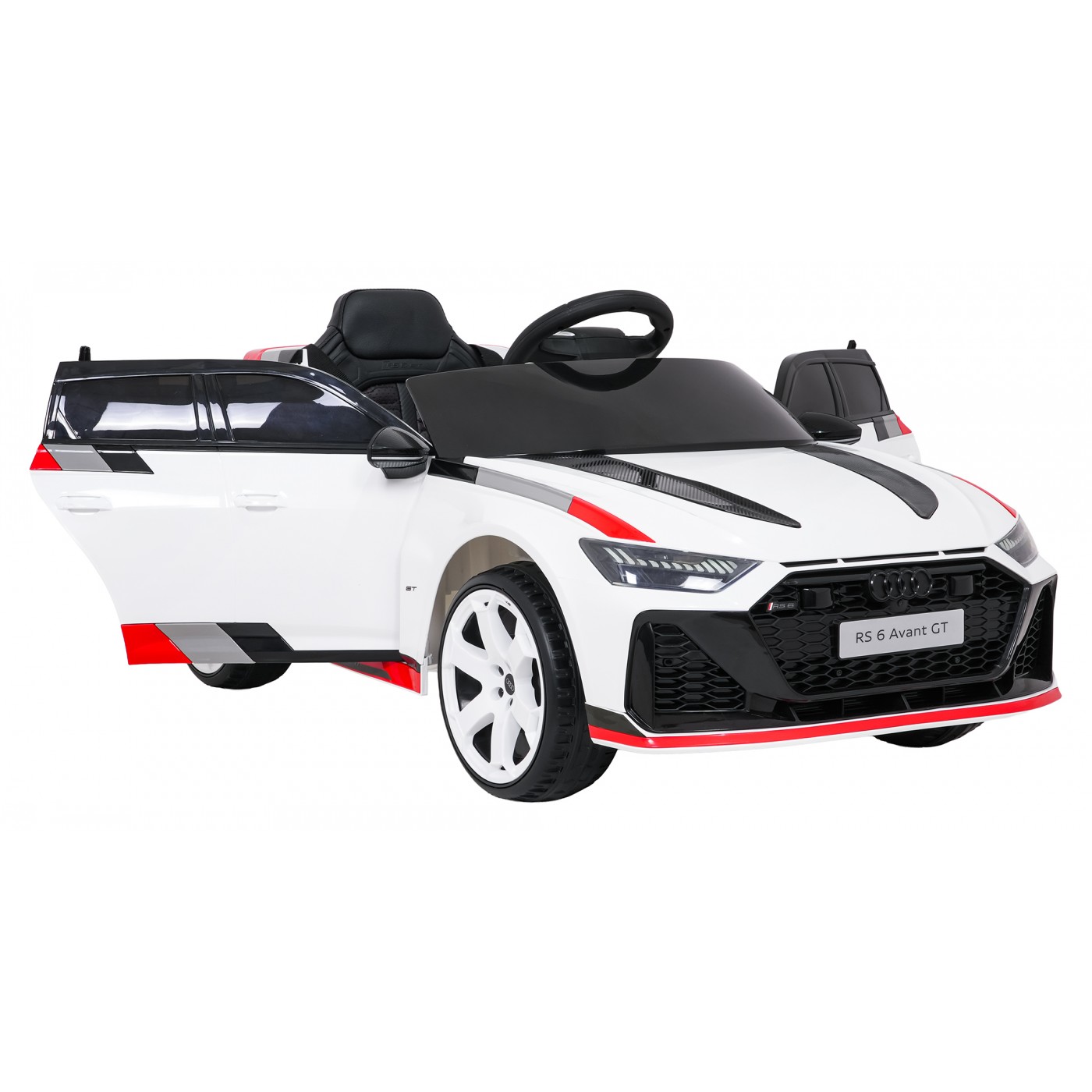 Vozidlo Audi RS6 Avant GT bielej farby