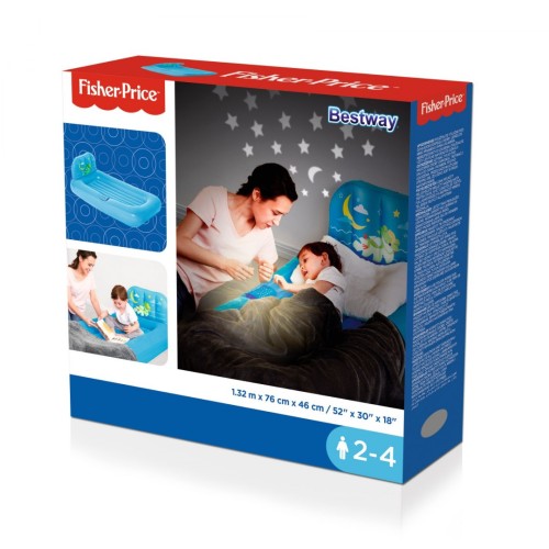 Matrac Posteľ na Spanie Projektor FISHER-PRICE Modrý