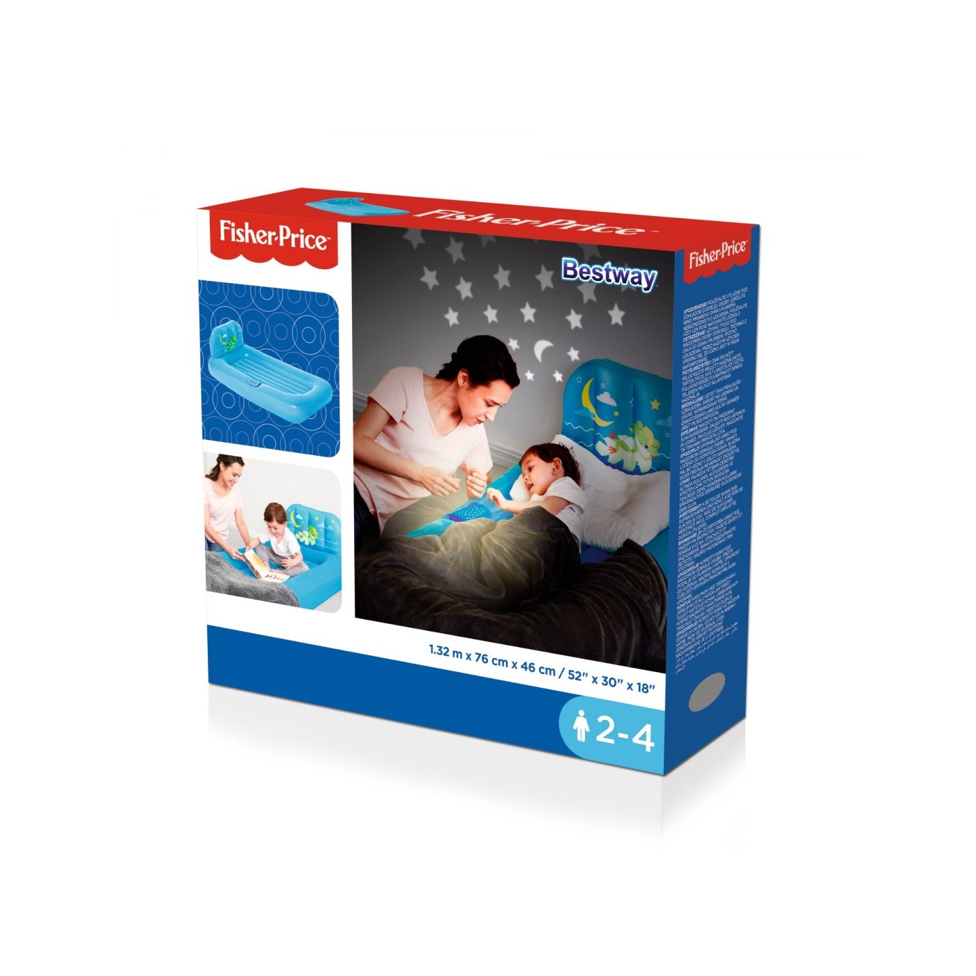 Matrac Posteľ na Spanie Projektor FISHER-PRICE Modrý