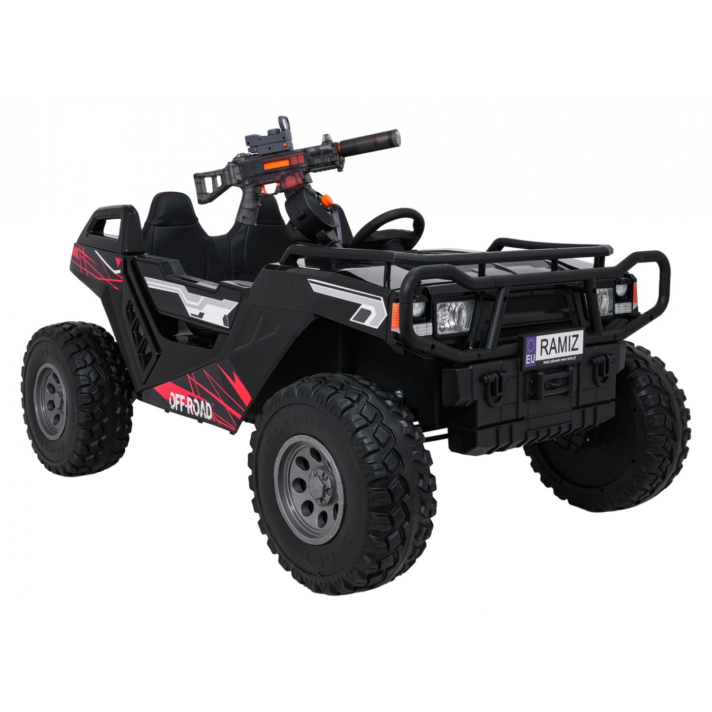 Kočík PROSPECTOR 4x4 STRONG čierny