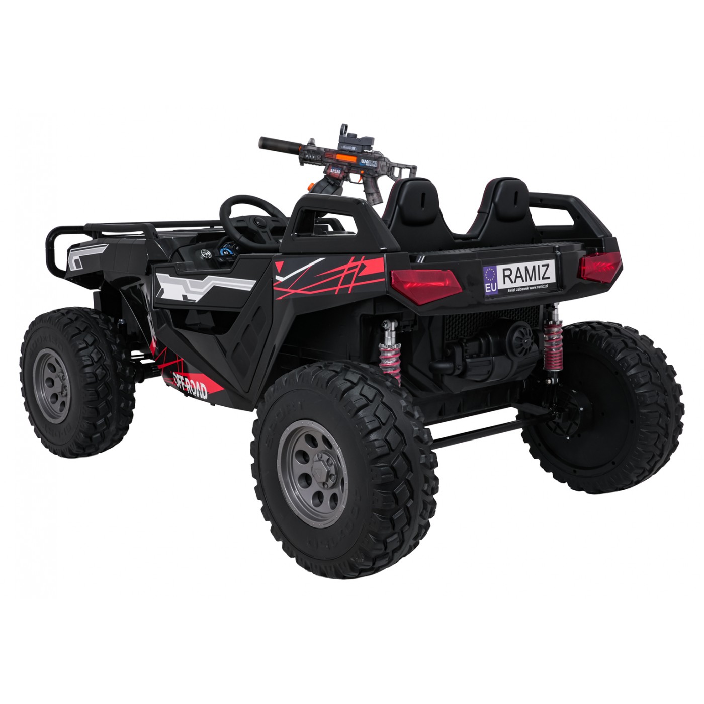 Kočík PROSPECTOR 4x4 STRONG čierny