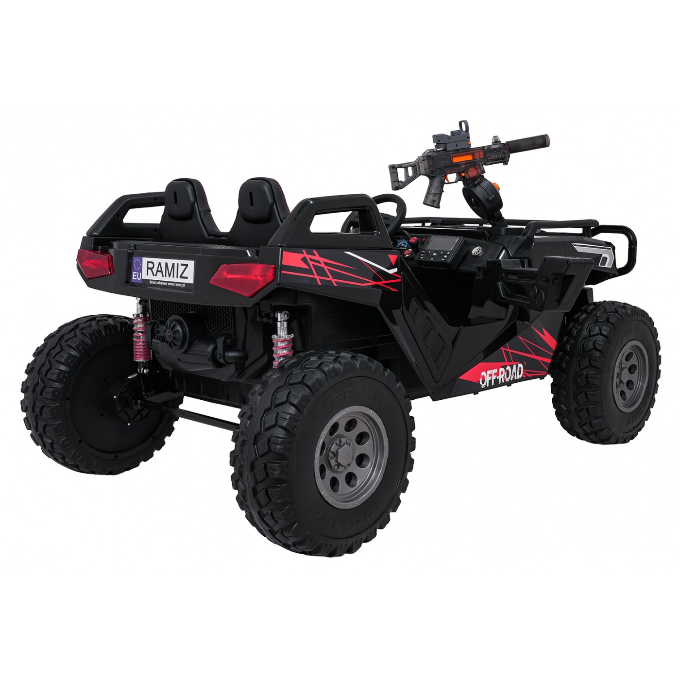 Kočík PROSPECTOR 4x4 STRONG čierny