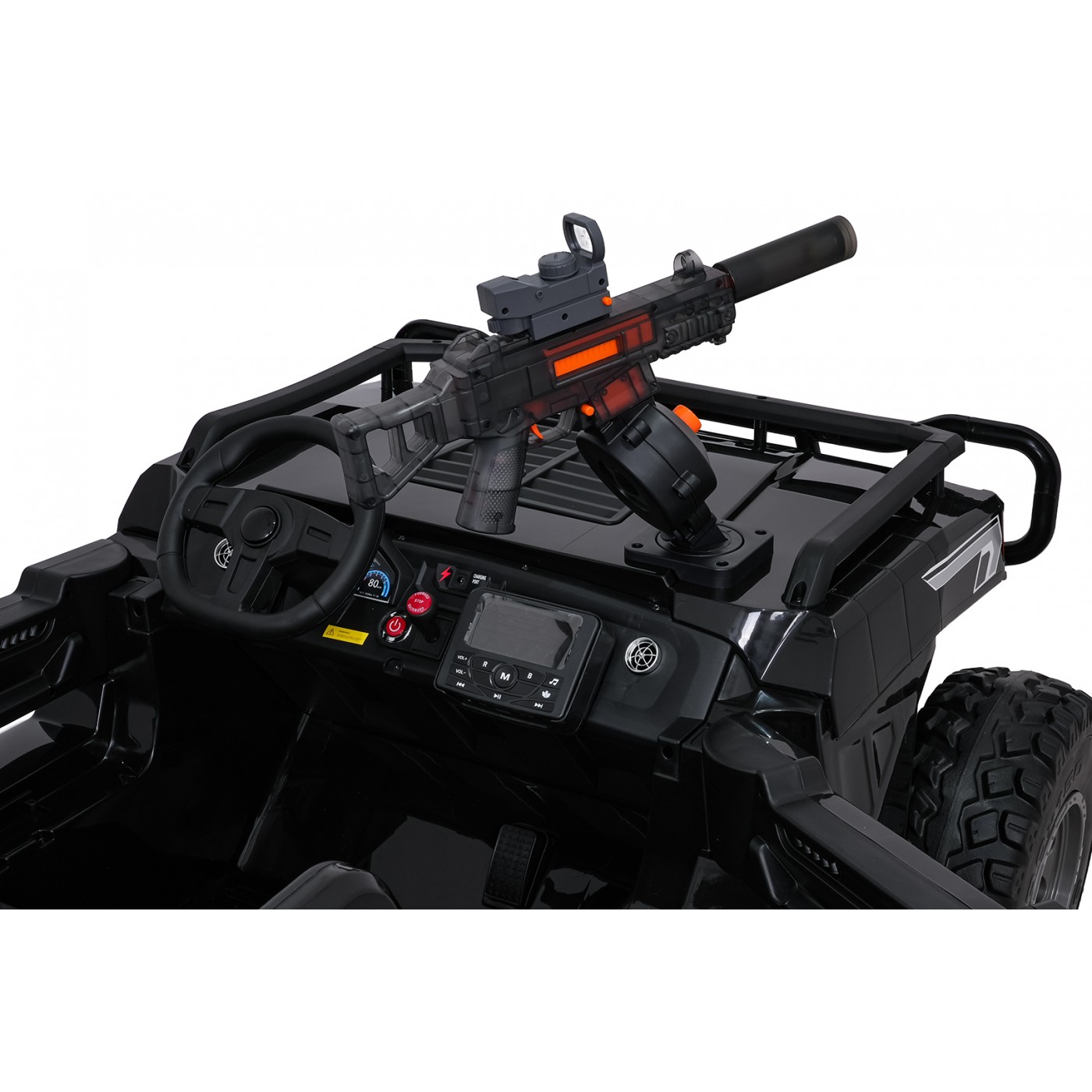 Kočík PROSPECTOR 4x4 STRONG čierny