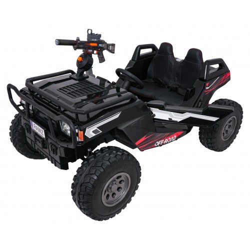 Kočík PROSPECTOR 4x4 STRONG čierny