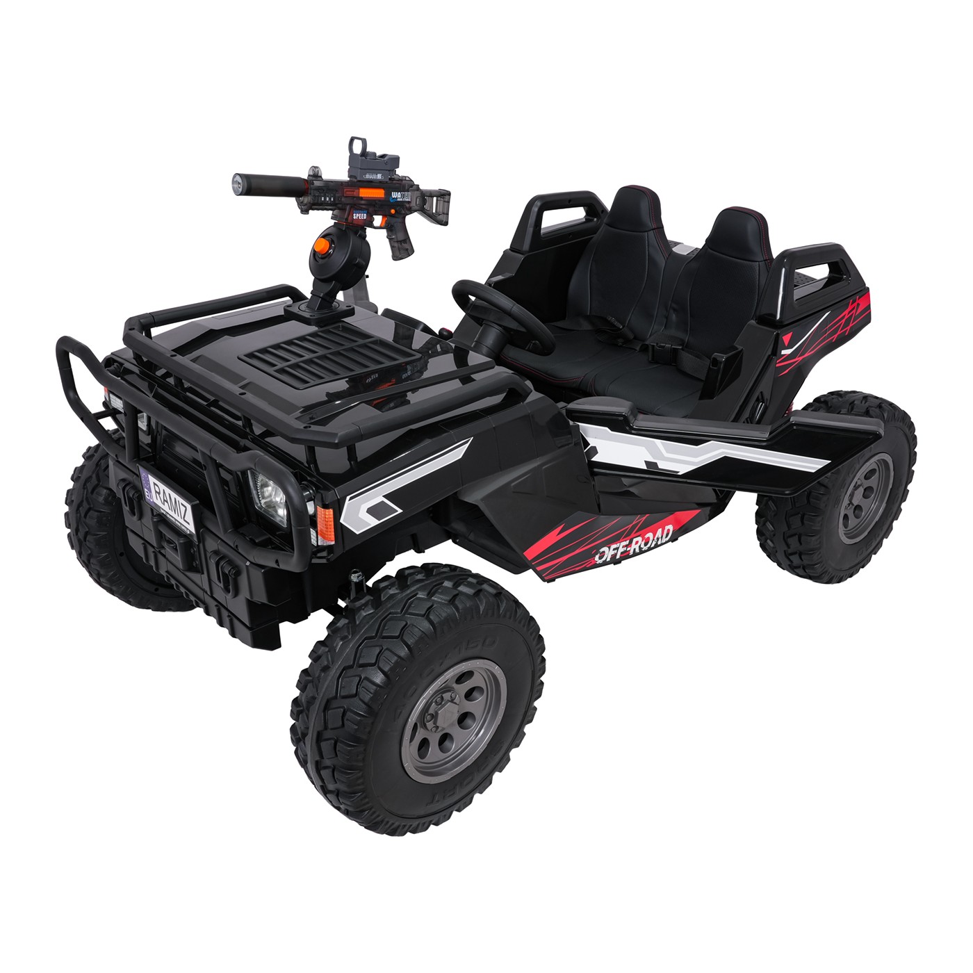 Kočík PROSPECTOR 4x4 STRONG čierny