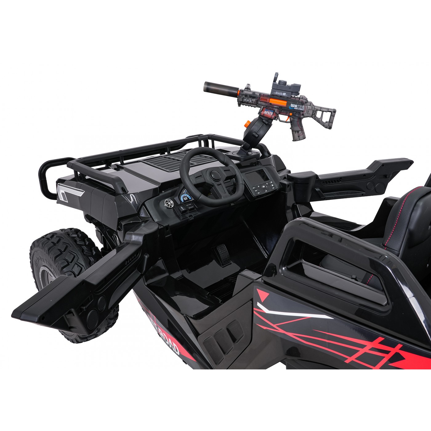Kočík PROSPECTOR 4x4 STRONG čierny