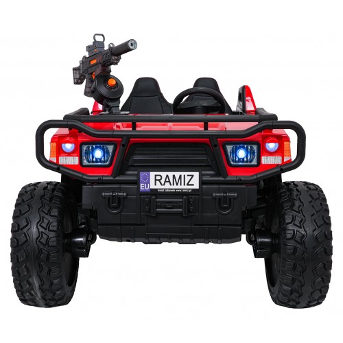 Kočík PROSPECTOR 4x4 STRONG červený