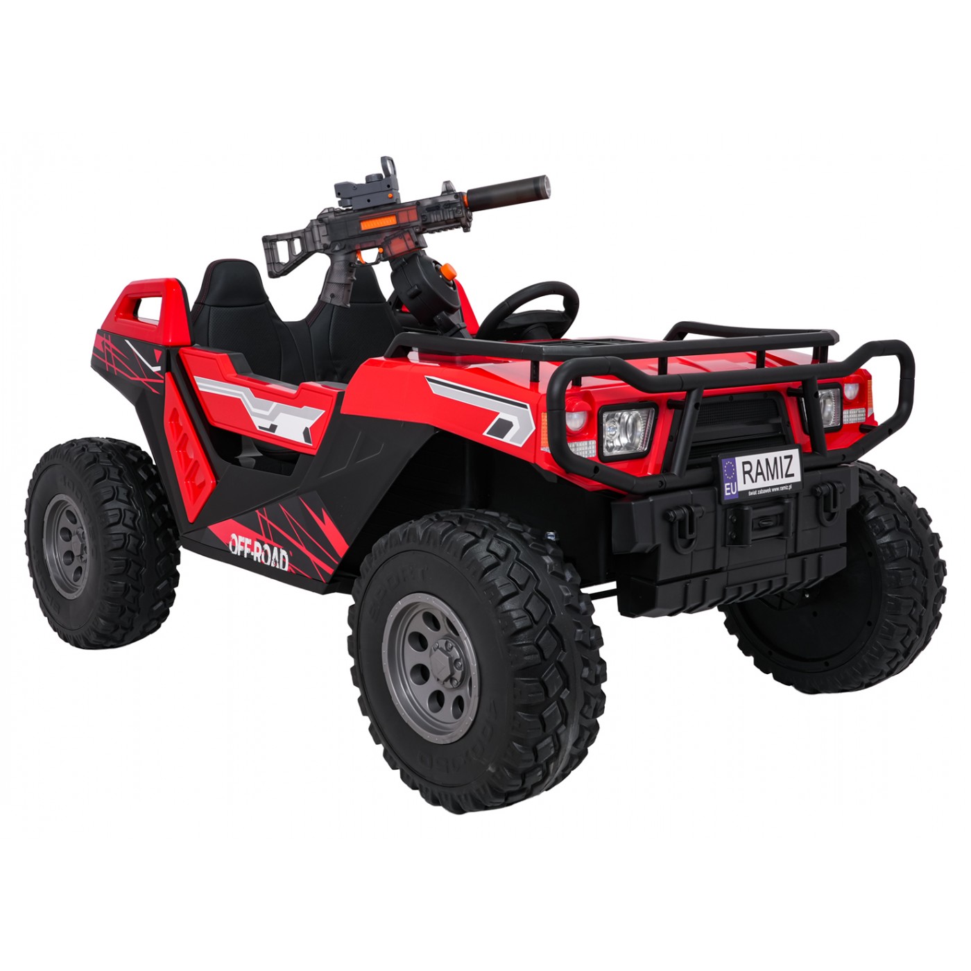 Kočík PROSPECTOR 4x4 STRONG červený