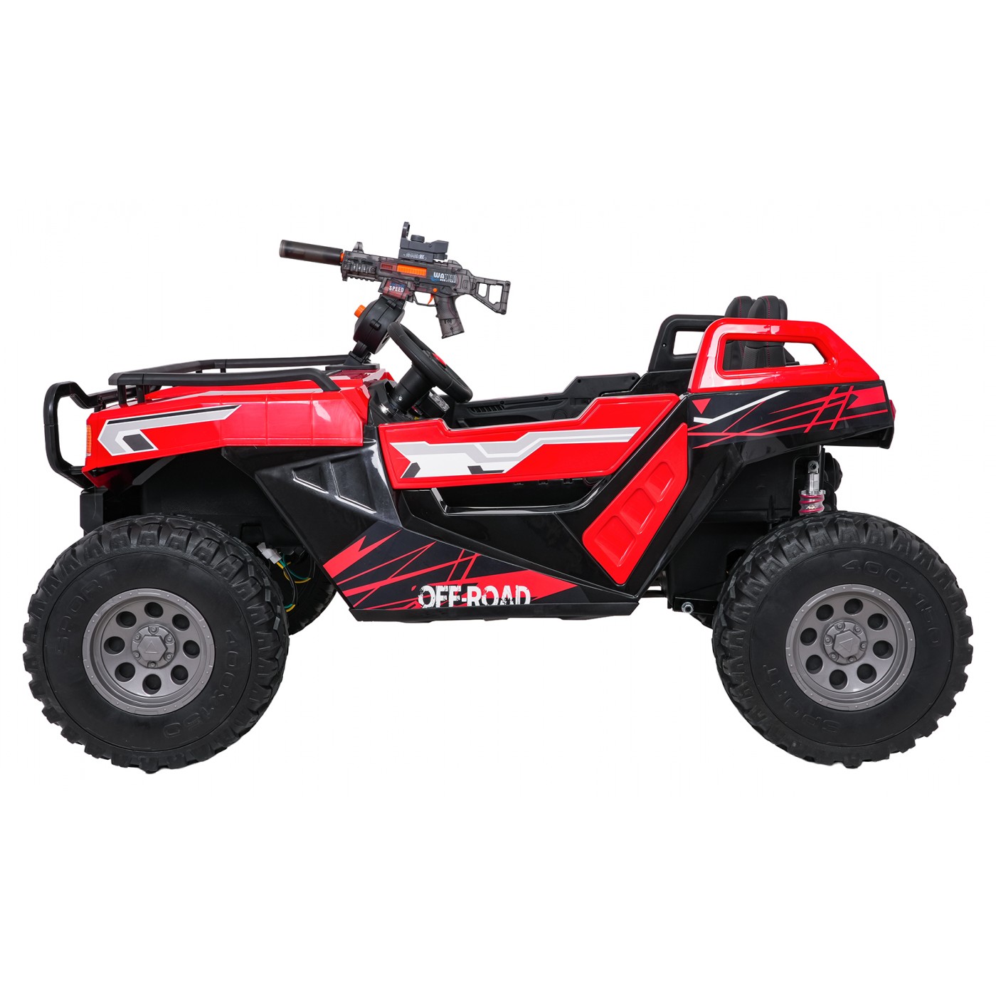Kočík PROSPECTOR 4x4 STRONG červený