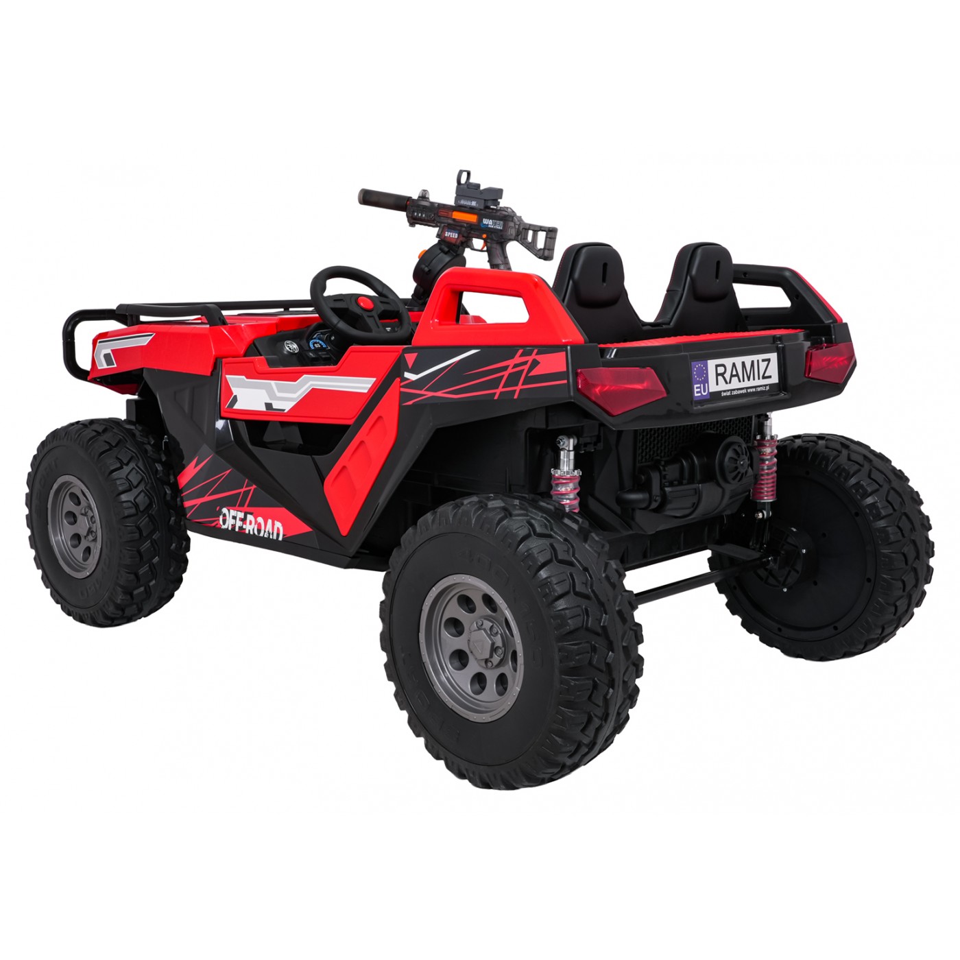 Kočík PROSPECTOR 4x4 STRONG červený
