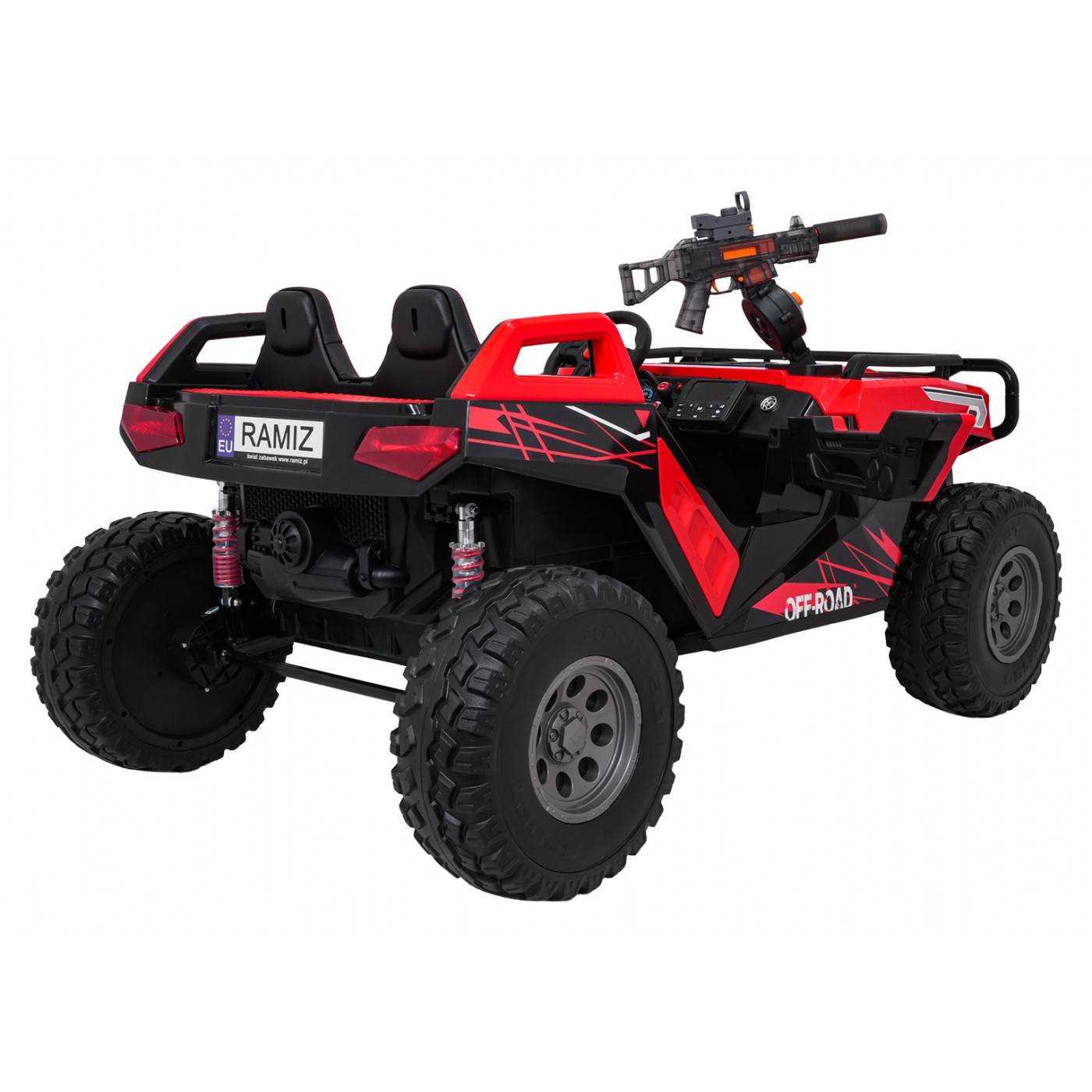 Kočík PROSPECTOR 4x4 STRONG červený