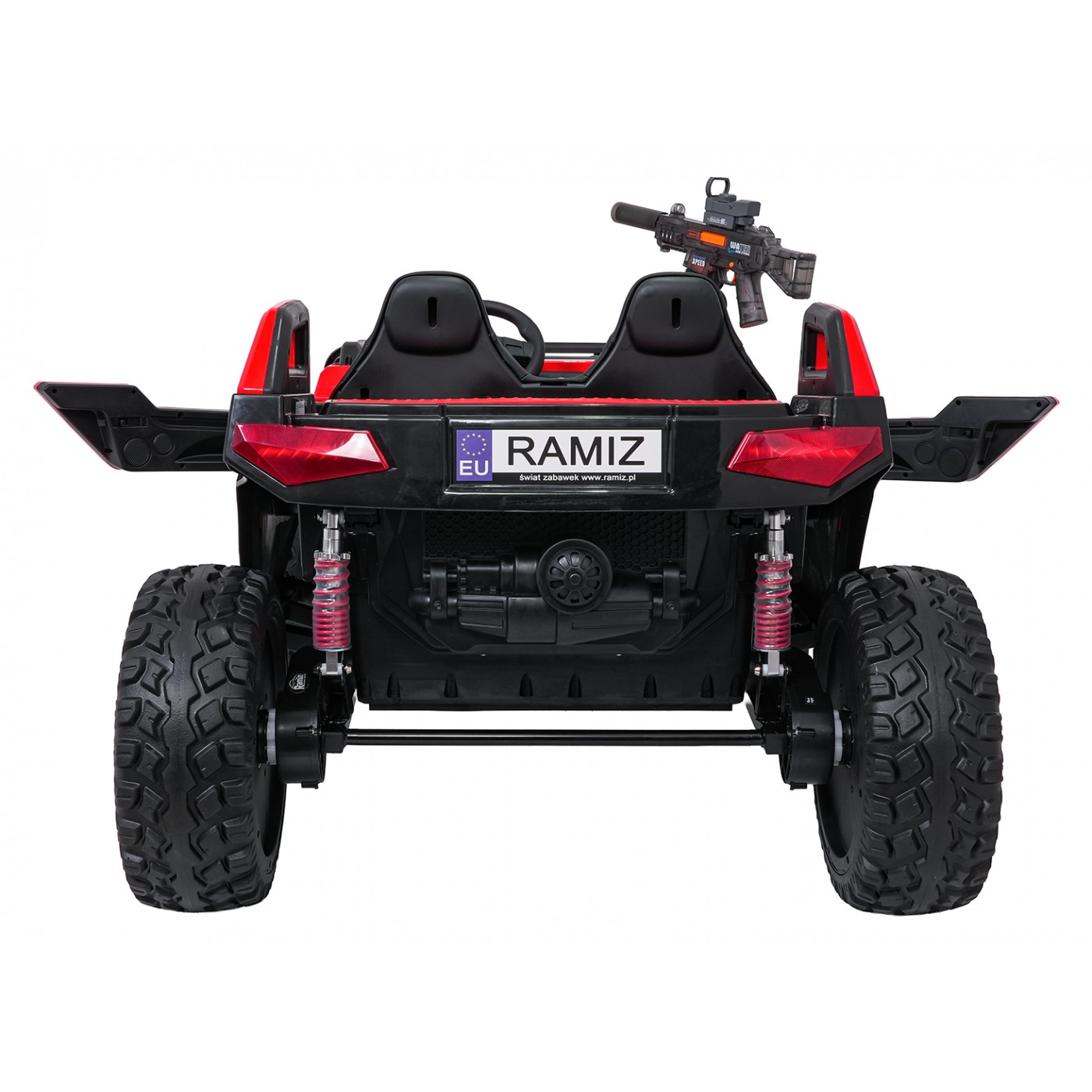 Kočík PROSPECTOR 4x4 STRONG červený