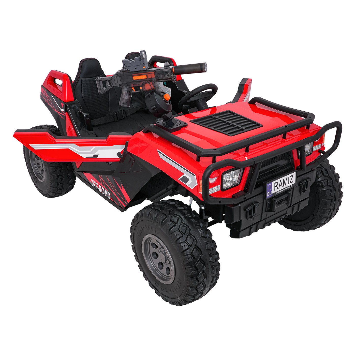 Kočík PROSPECTOR 4x4 STRONG červený