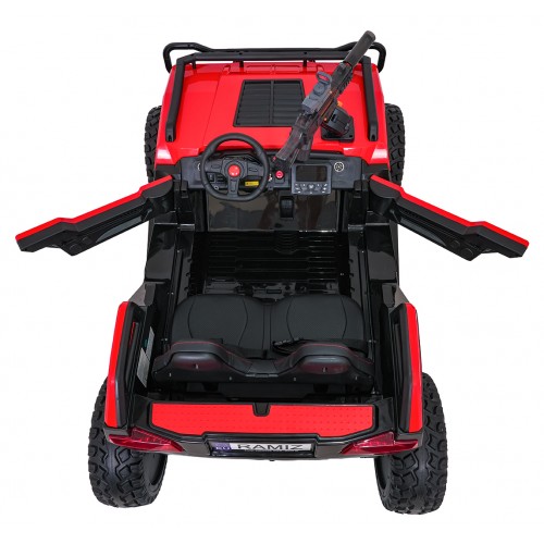 Kočík PROSPECTOR 4x4 STRONG červený