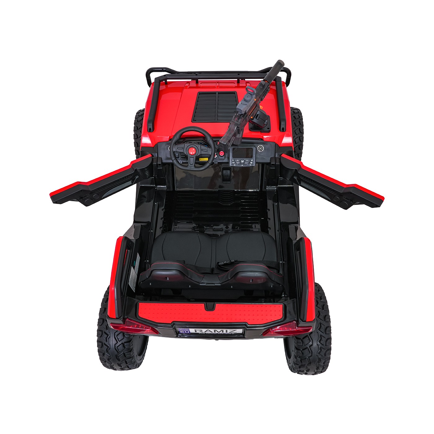 Kočík PROSPECTOR 4x4 STRONG červený