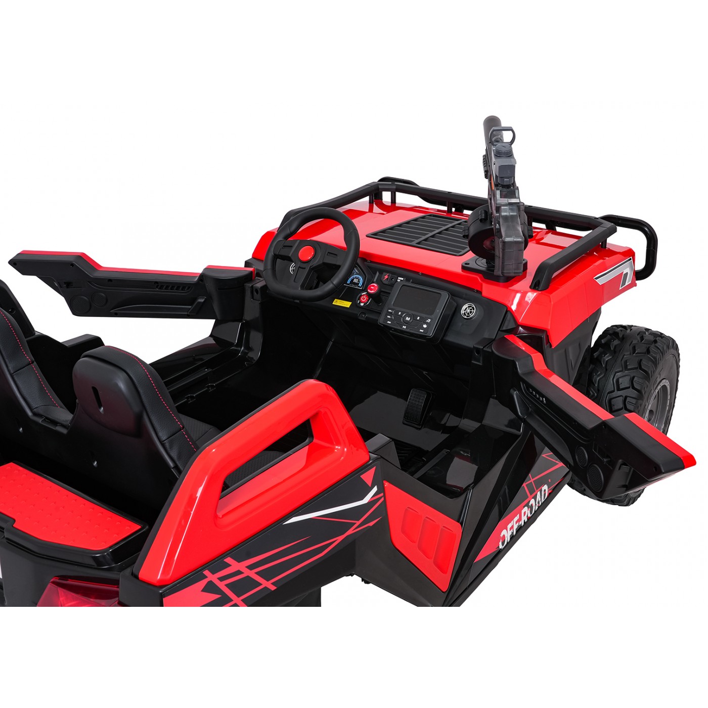 Kočík PROSPECTOR 4x4 STRONG červený