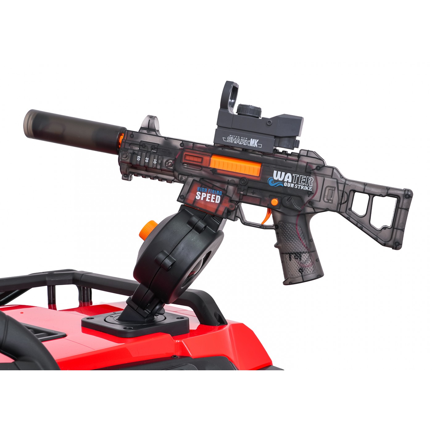 Kočík PROSPECTOR 4x4 STRONG červený