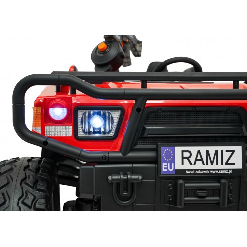 Kočík PROSPECTOR 4x4 STRONG červený