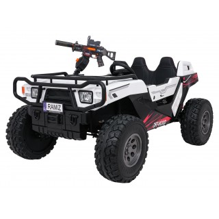 Kočík PROSPECTOR 4x4 STRONG biely