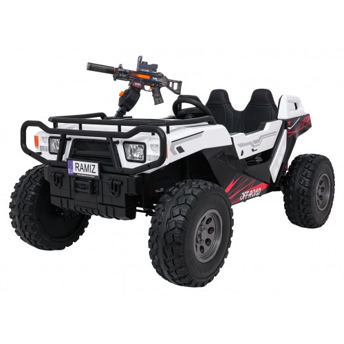 Kočík PROSPECTOR 4x4 STRONG biely