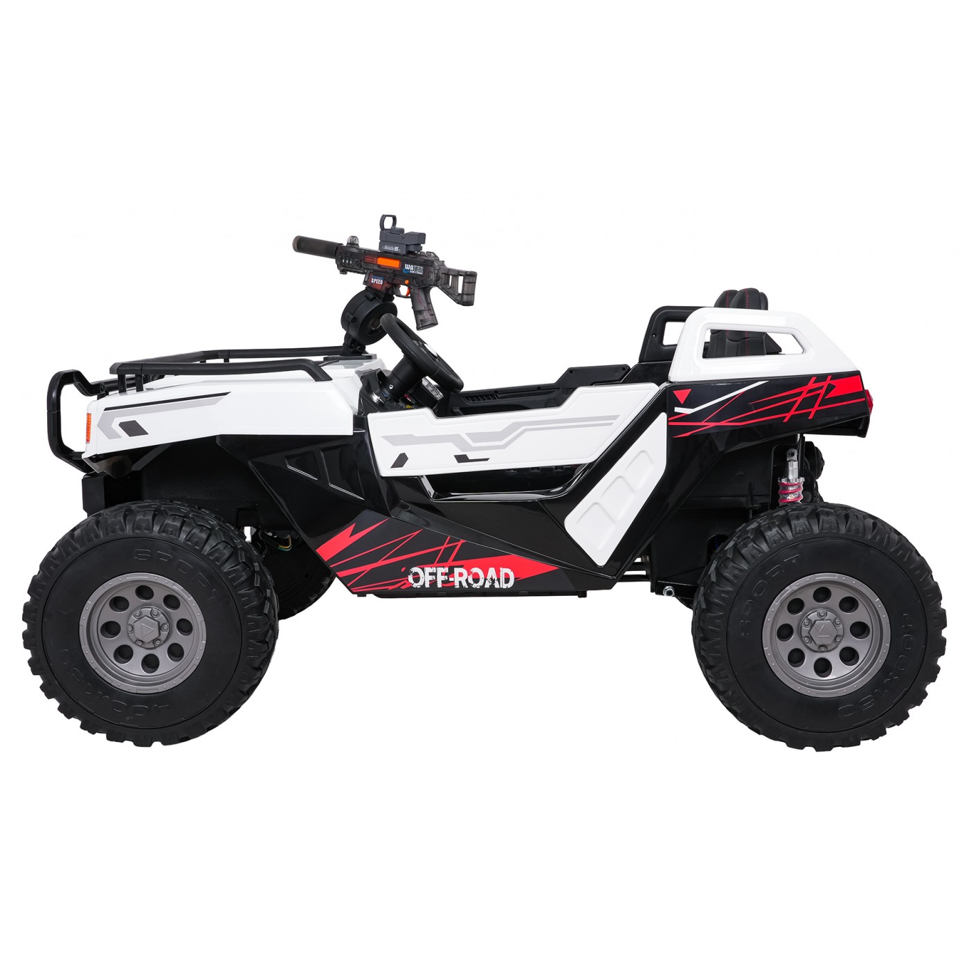 Kočík PROSPECTOR 4x4 STRONG biely