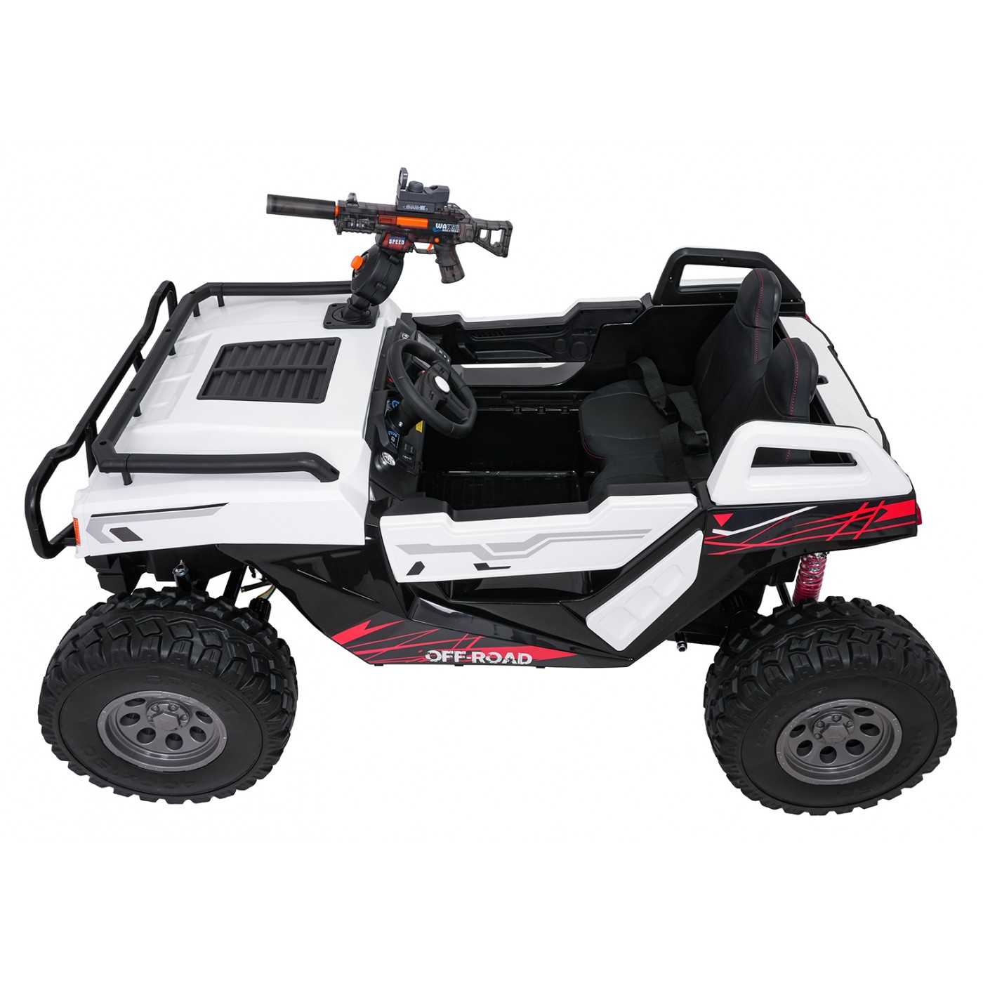 Kočík PROSPECTOR 4x4 STRONG biely