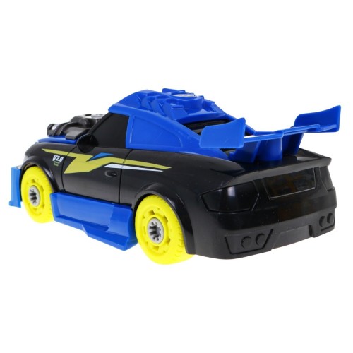 Skladacie športové autíčka 2v1 pre deti 3+ Elektrický skrutkovač + Skrutkovač + Zvuky Svetlá