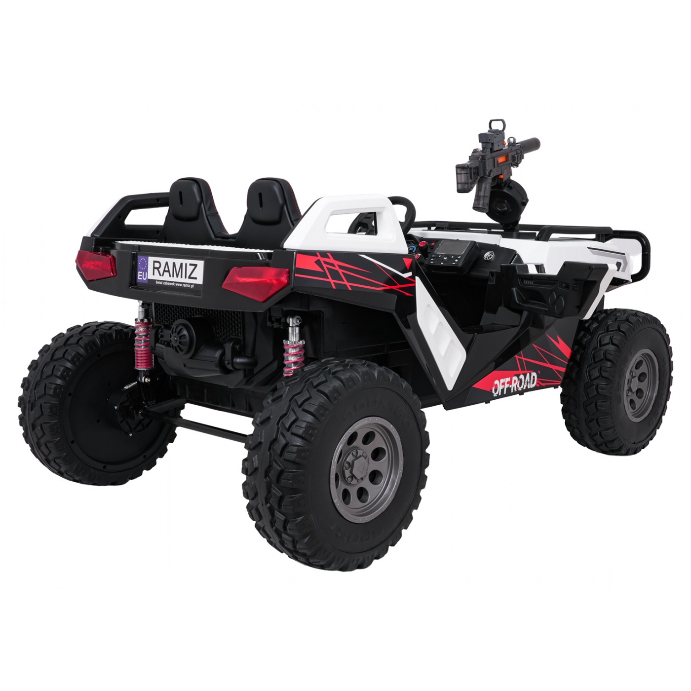 Kočík PROSPECTOR 4x4 STRONG biely