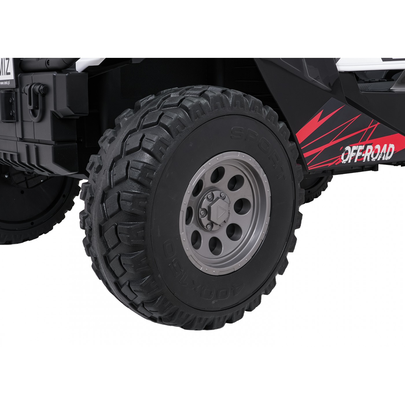 Kočík PROSPECTOR 4x4 STRONG biely