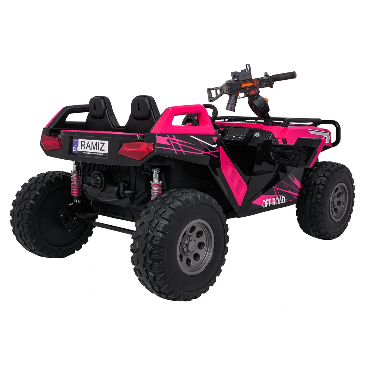 Kočík PROSPECTOR 4x4 STRONG ružový
