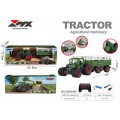 R/C traktor s prívesom a sklápačom