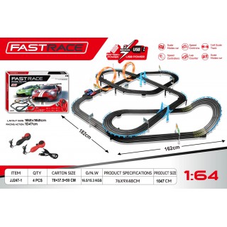 GIGA R/C pretekárska dráha TOYOTA 1:43 - 182x162 cm