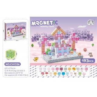 Sada magnetických kociek, magnetické kocky 193el.
